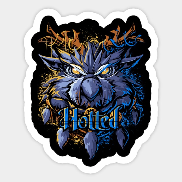 Moonkin Dark Sticker by Hotted